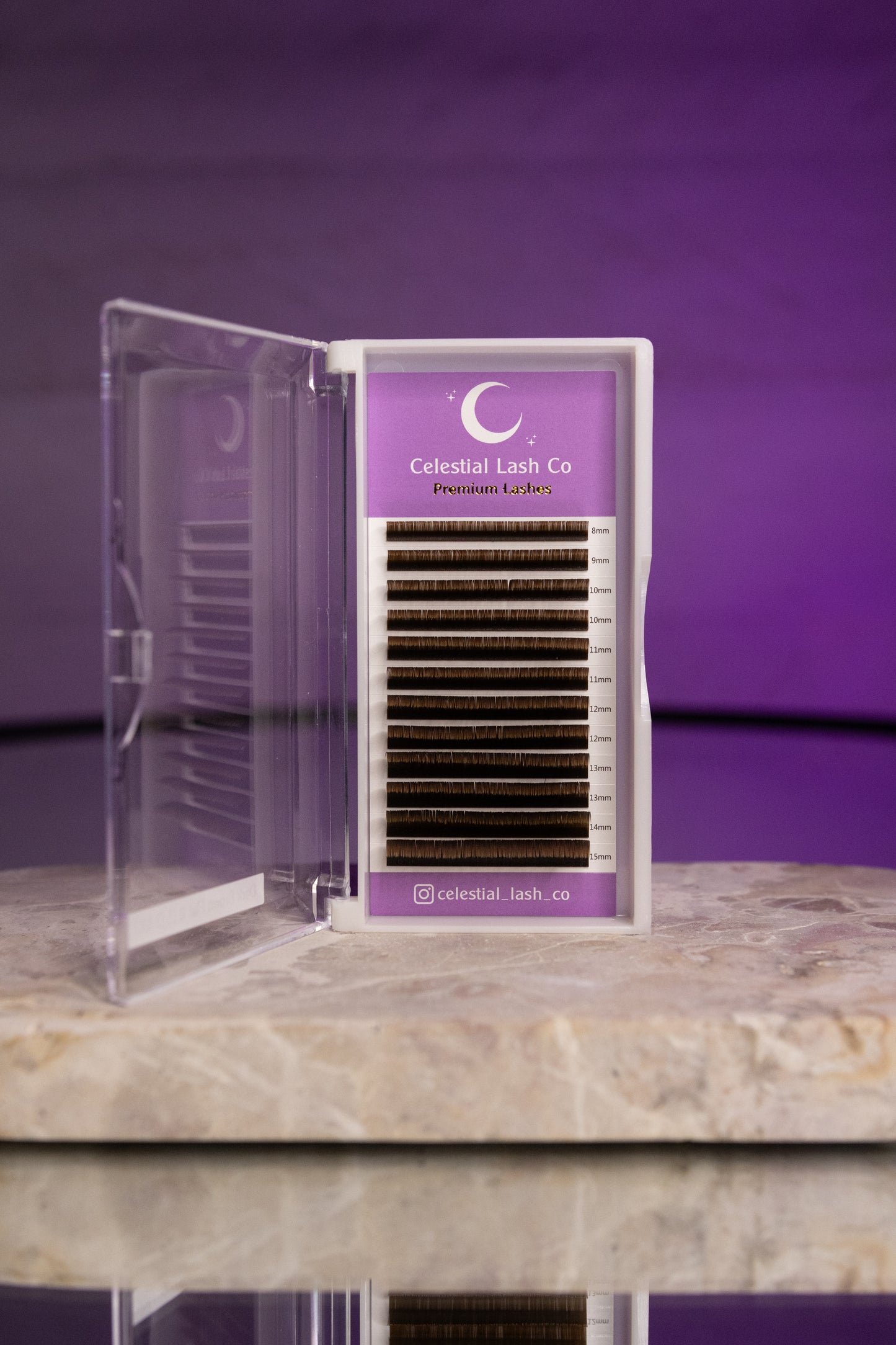 Dark Brown Flat Lashes