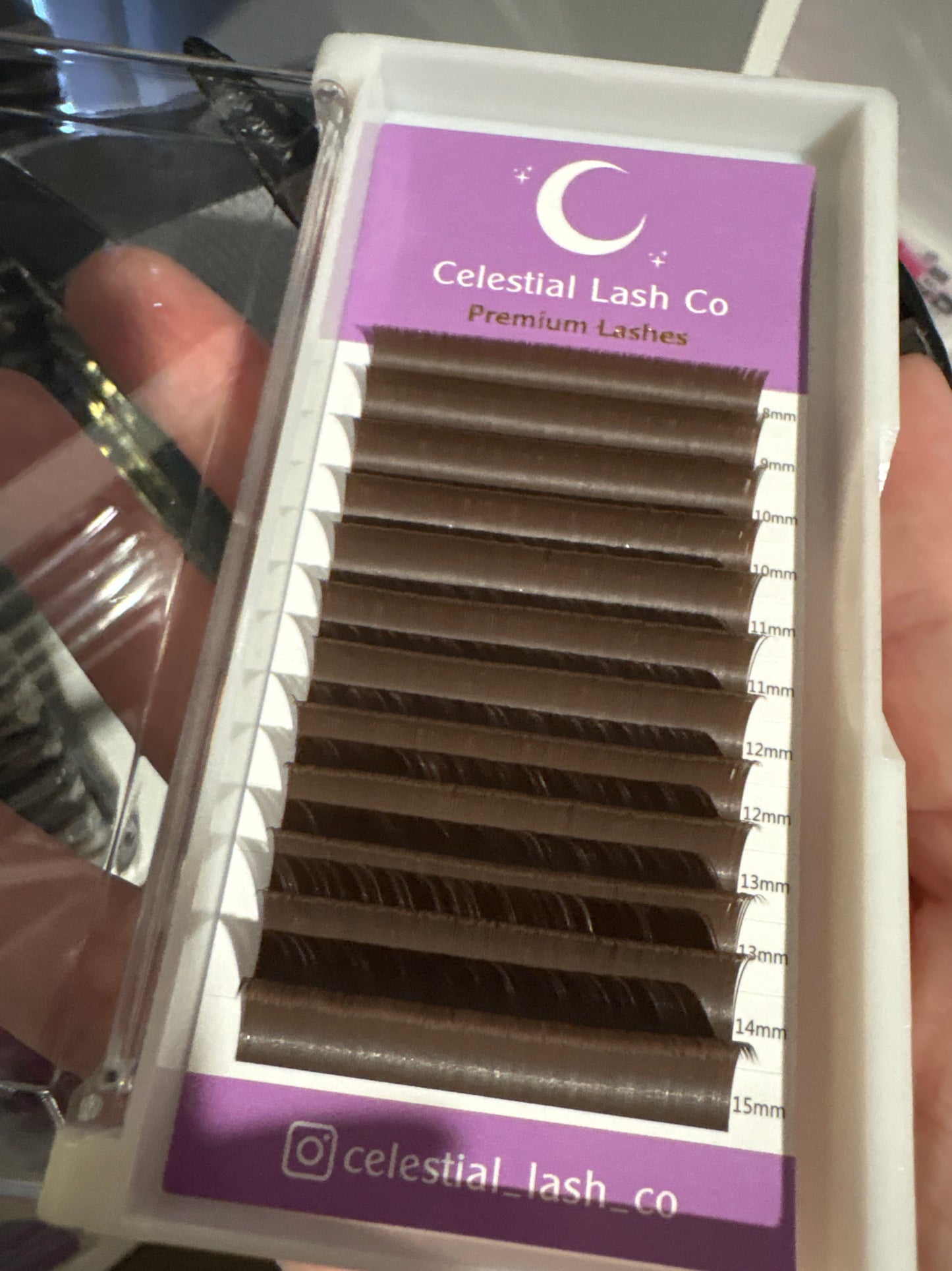 Light Brown Flat Lashes