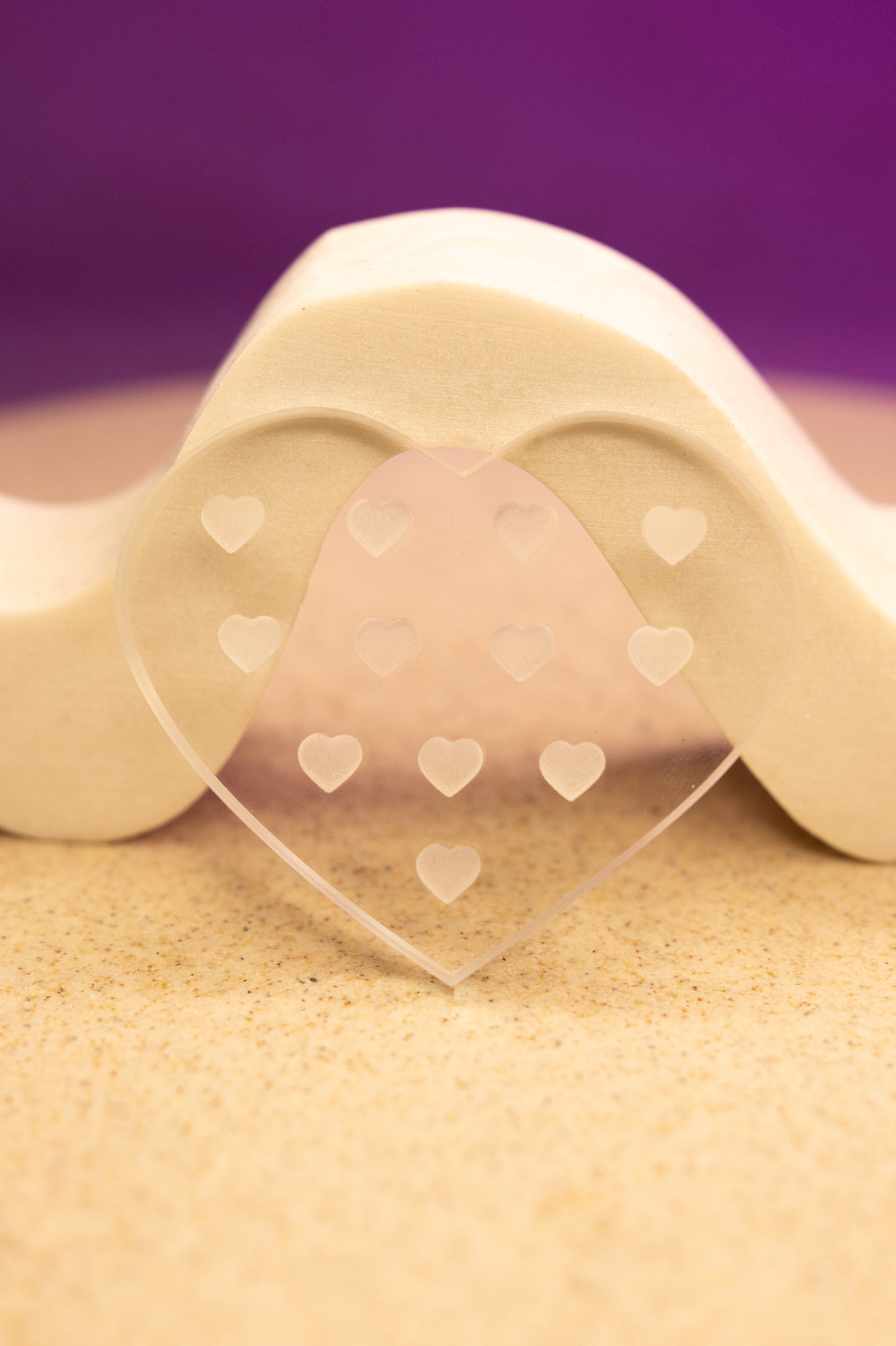 Heart Shape Glue Tile