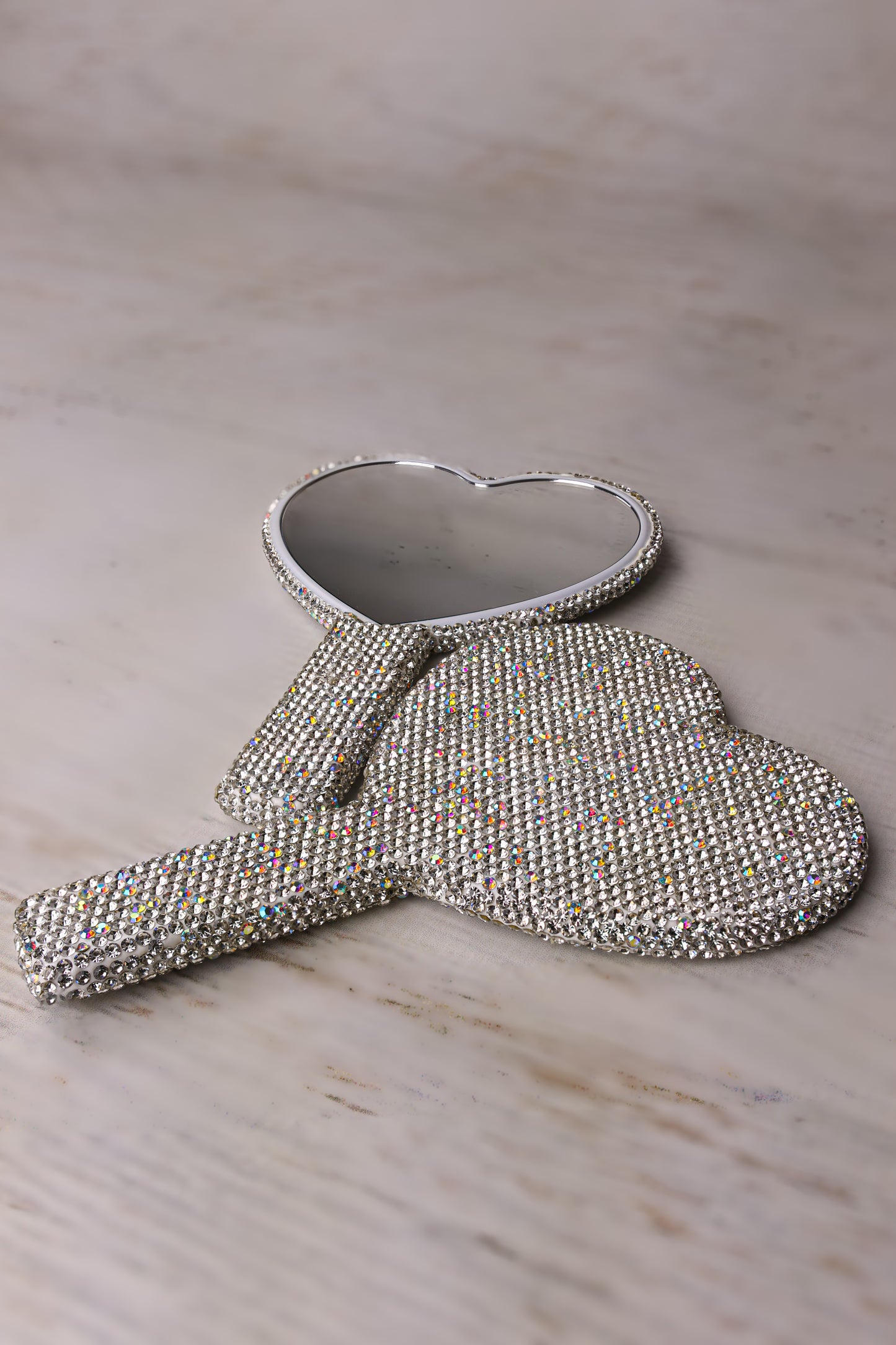 Diamond Heart Mirror