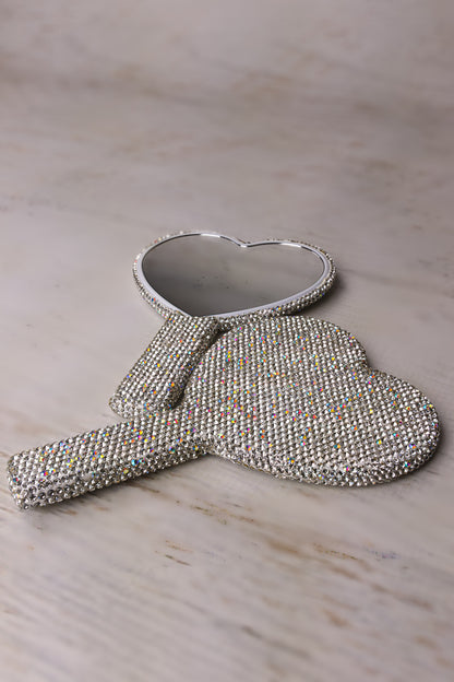 Diamond Heart Mirror