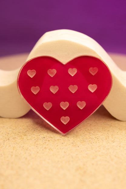 Heart Shape Glue Tile