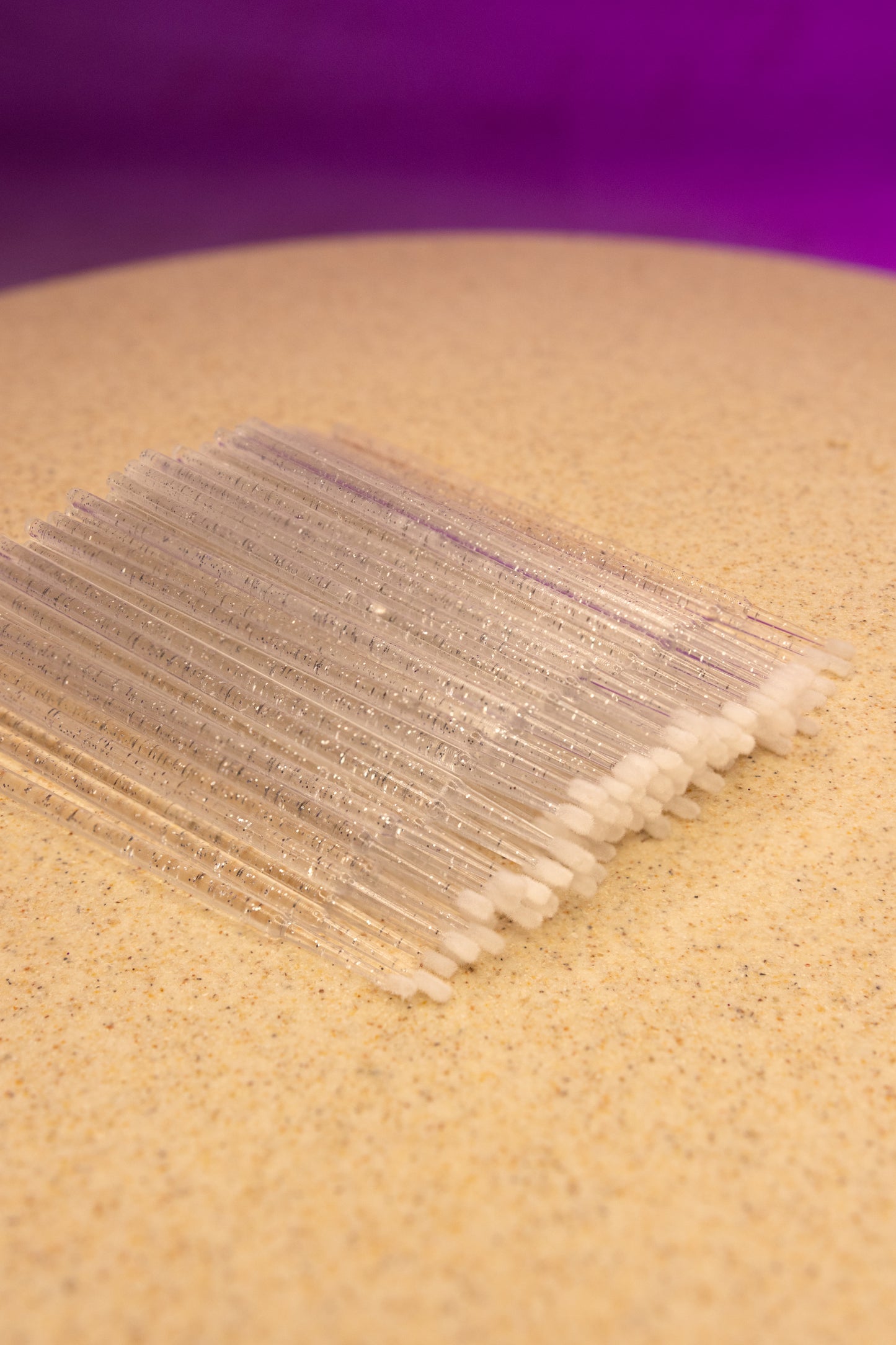Micro Brushes - Clear Glitter