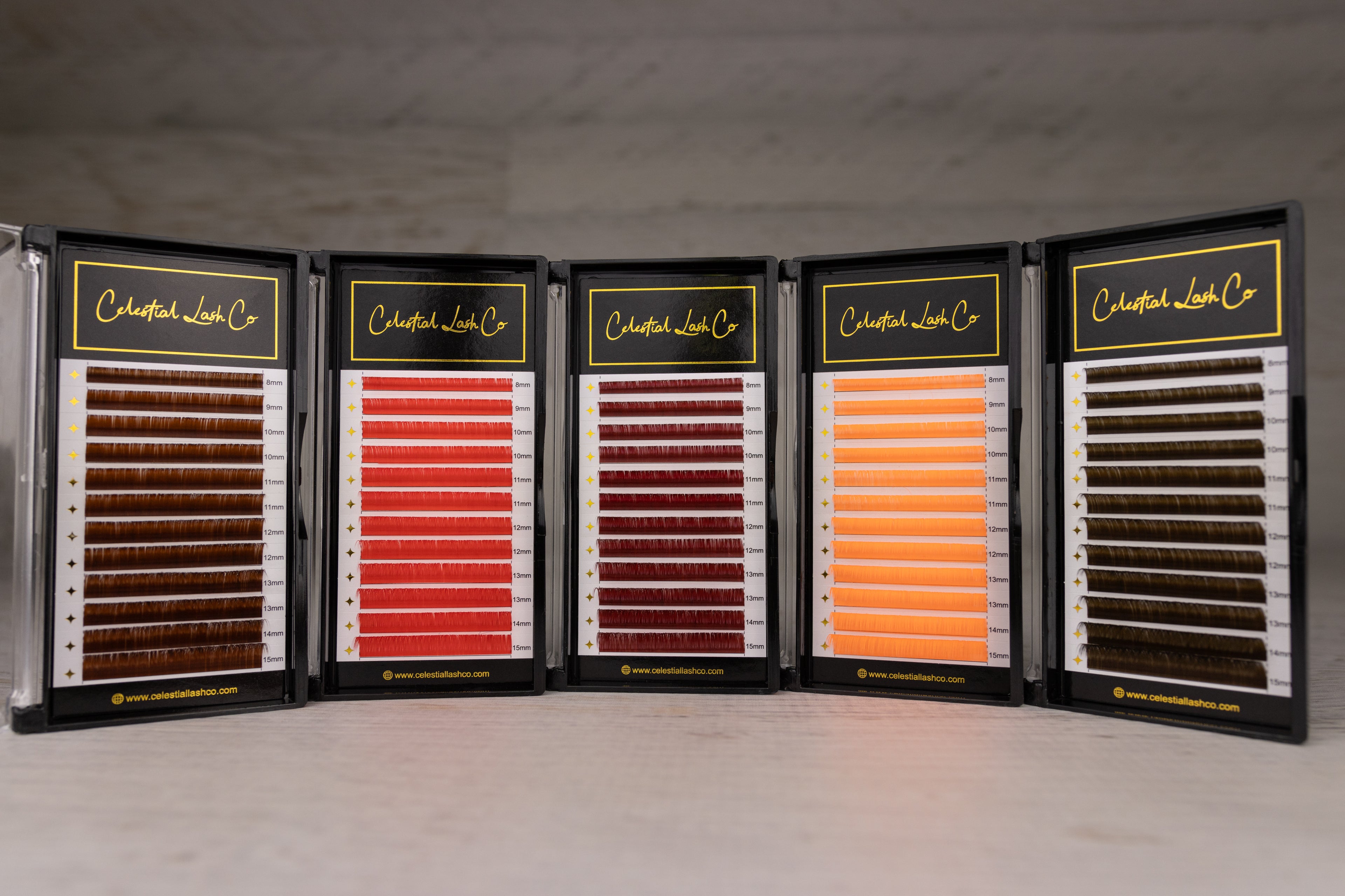 Coloured Lashes