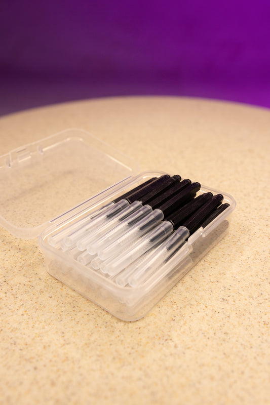 Brow Lamination Brushes - Black