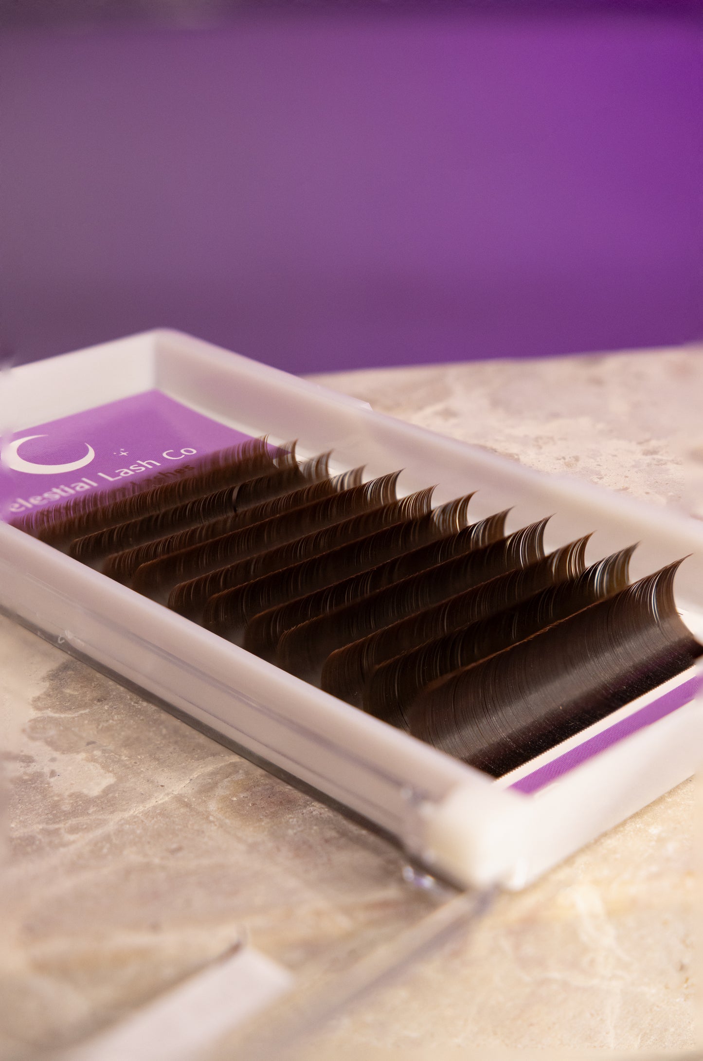 Dark Brown Flat Lashes