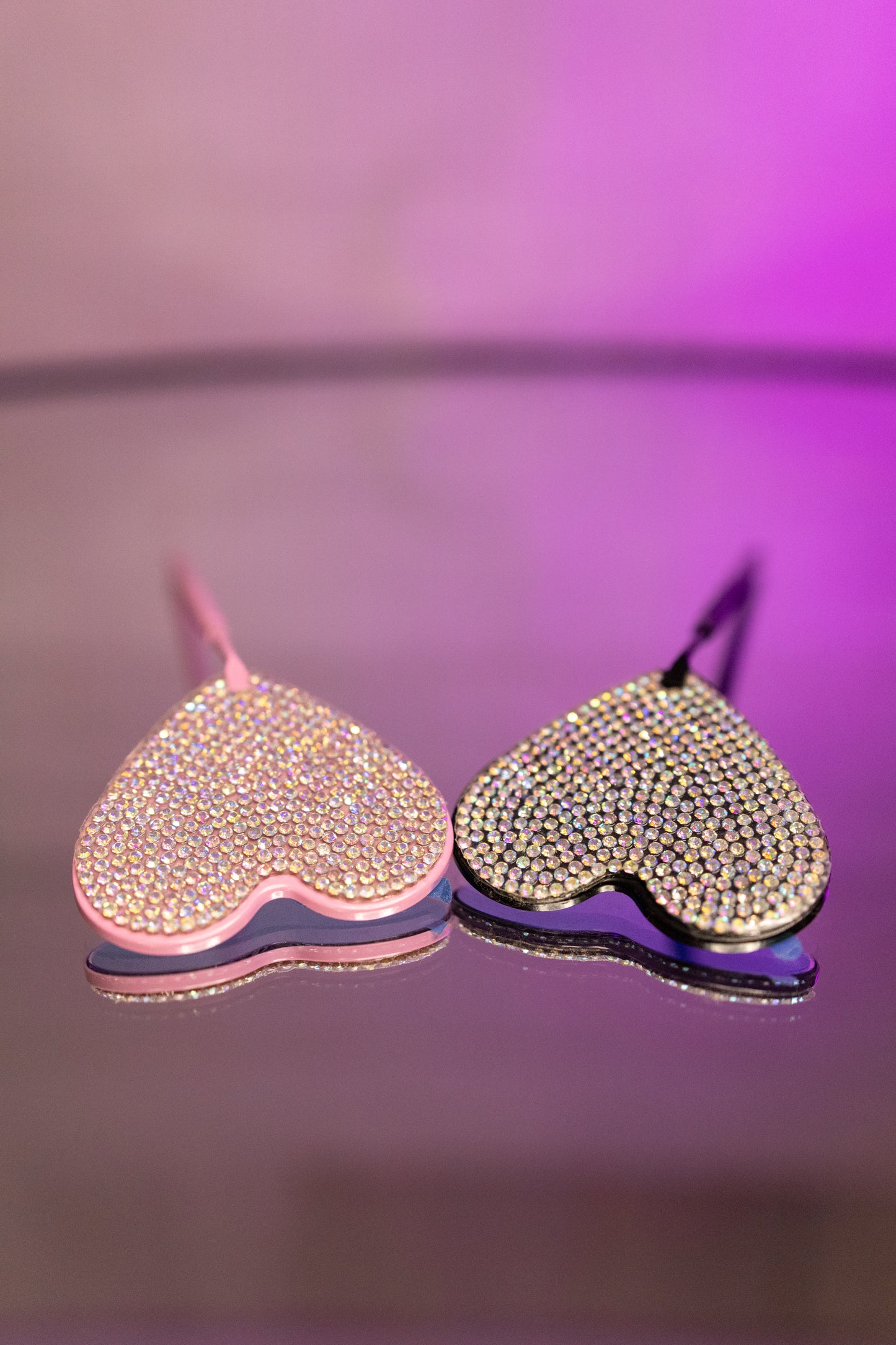 Point Of View Diamond Heart Mirror