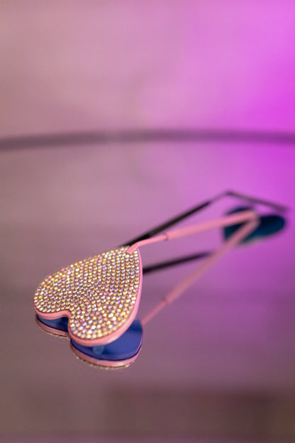 Point Of View Diamond Heart Mirror