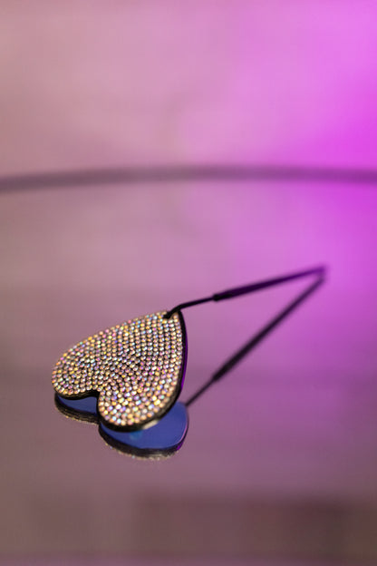 Point Of View Diamond Heart Mirror