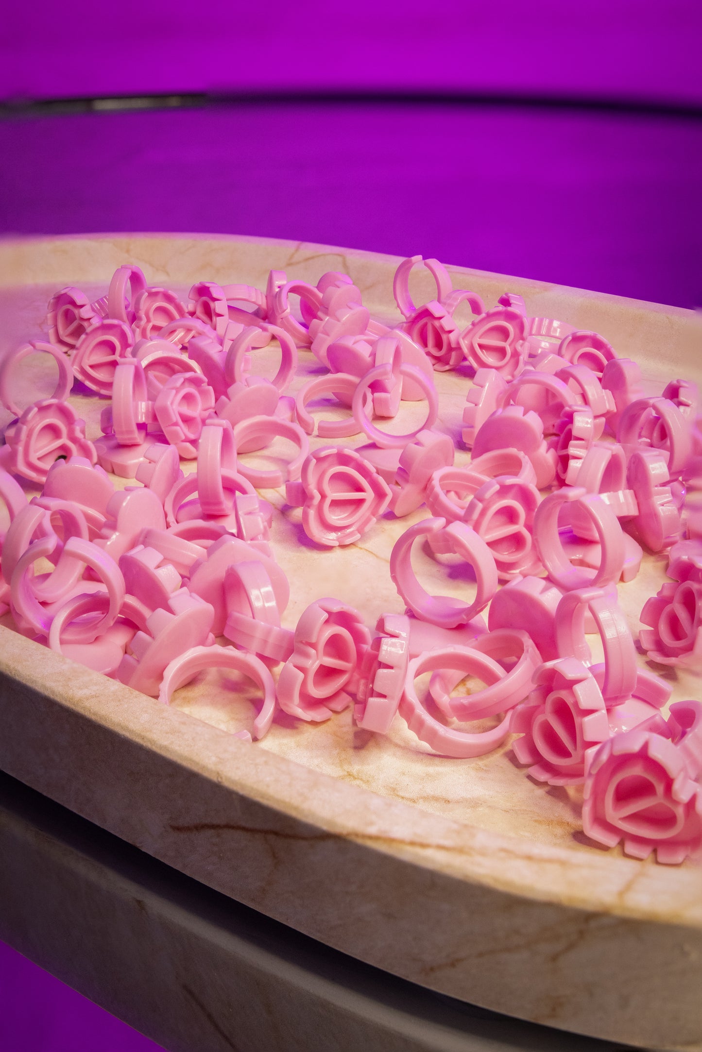 Heart Shaped Glue Rings